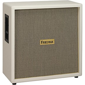 Friedman White Tolex Vintage 4x12 Guitar Speaker Cab White Tolex