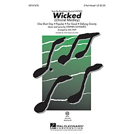 Hal Leonard Wicked (Choral medley) ShowTrax CD Arranged by Mac Huff