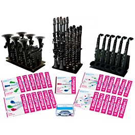 Nuvo WindStars 2 24-Piece Set - jSax, jFlute, jHorn, and Clarineo (6 Each), Includes Instruction Books, Display Stands and...