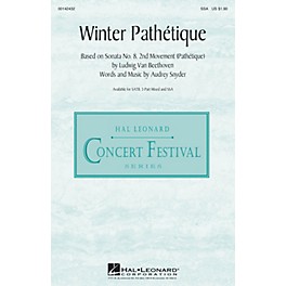 Hal Leonard Winter Pathétique SSA composed by Audrey Snyder