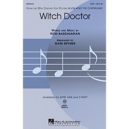 Hal Leonard Witch Doctor (from Alvin and the Chipmunks) ShowTrax CD Arranged by Mark Brymer