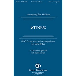 Gentry Publications Witness SSAA arranged by Jack Halloran