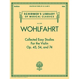 G. Schirmer Wohlfahrt - Collected Easy Studies for the Violin String Method Series