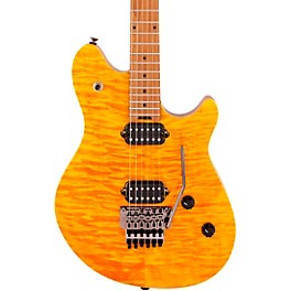 Blemished EVH Wolfgang WG Standard Quilt Maple Electric Guitar Level 2 Transparent Amber 197881125530