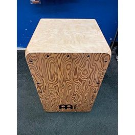 Used MEINL Woodcraft Series String Cajon With Makah Burl Frontplate Makah Burl Hand Percussion