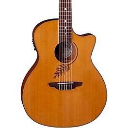 Luna Woodland Cedar Nylon Acoustic-Electric Guitar