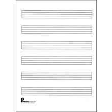blank staves - photo relating to Tablature Paper Printable referred to as blank staves -