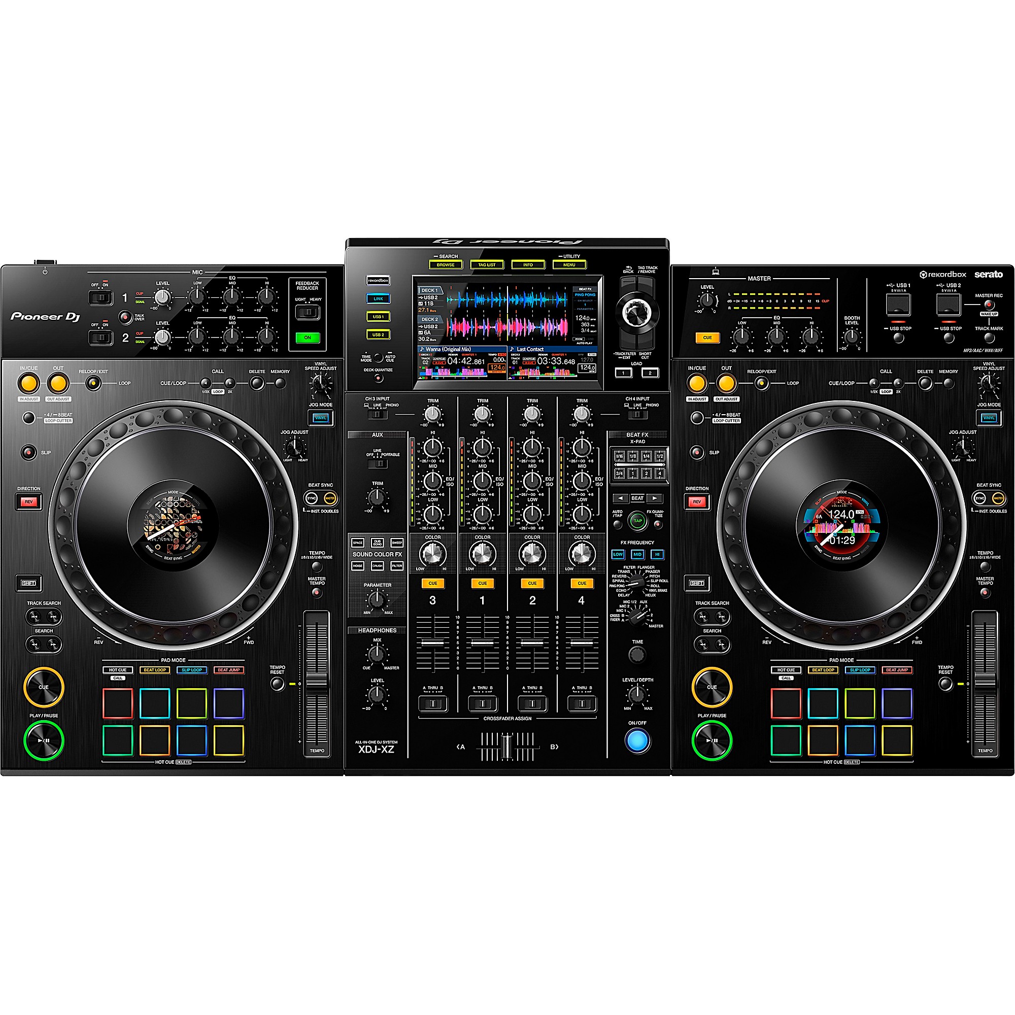 Pioneer DJ XDJXZ 4Channel Standalone Controller for rekordbox dj and