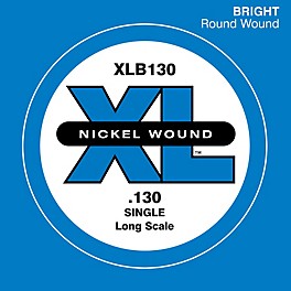 D'Addario XLB130 Nickel Wound Electric Bass Single String