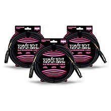 Ernie Ball XLR Microphone Cable 3-Pack Bundle - 20'