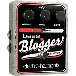 Open Box Electro-Harmonix XO Bass Blogger Distortion Effects Pedal Level 1