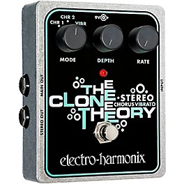 Open Box Electro-Harmonix XO Stereo Clone Theory Analog Chorus / Vibrato Guitar Effects Pedal Level 1