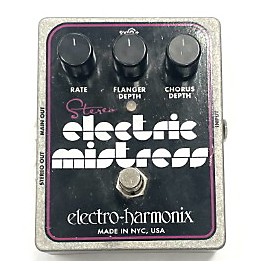 Used Electro-Harmonix XO Stereo Electric Mistress Flanger / Chorus Effect Pedal