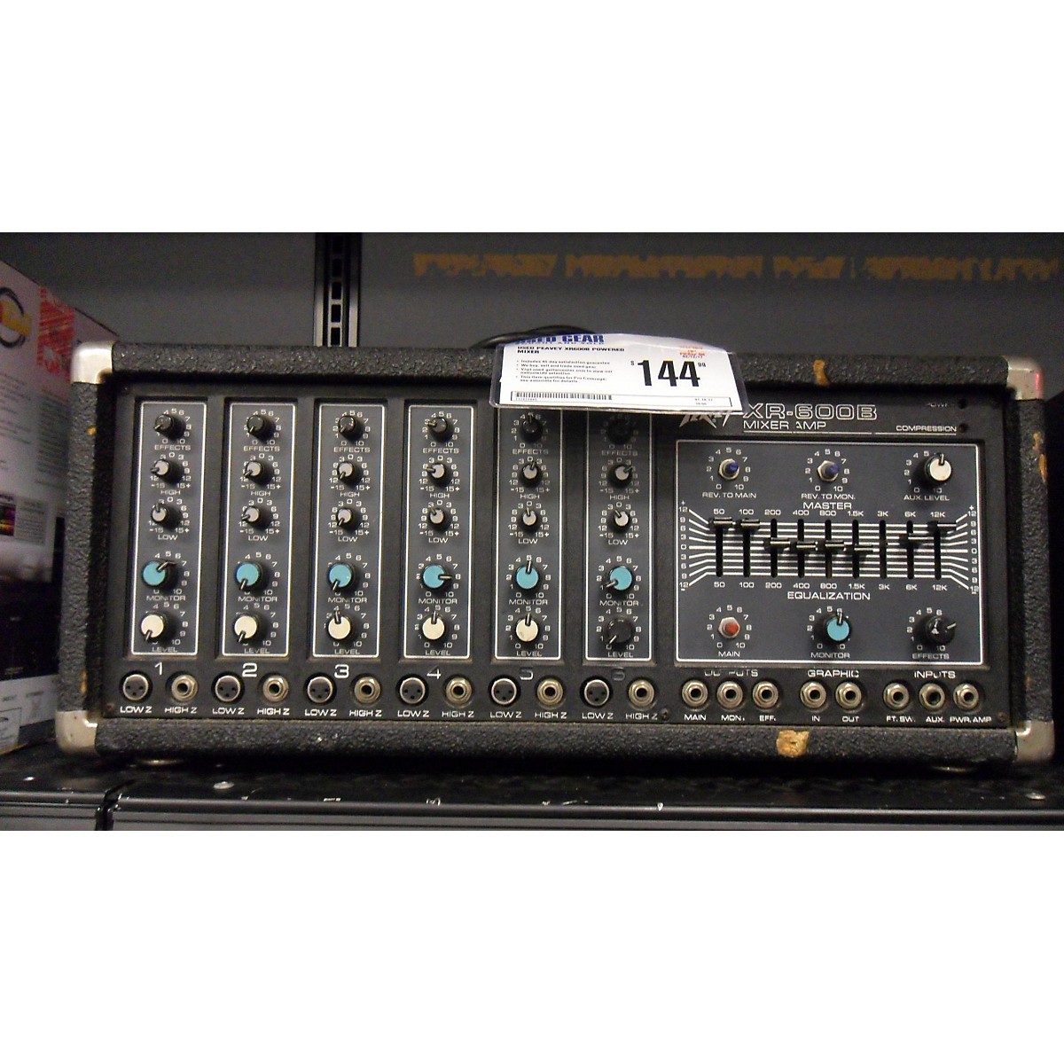 Used Peavey XR600B Powered Mixer Guitar Center