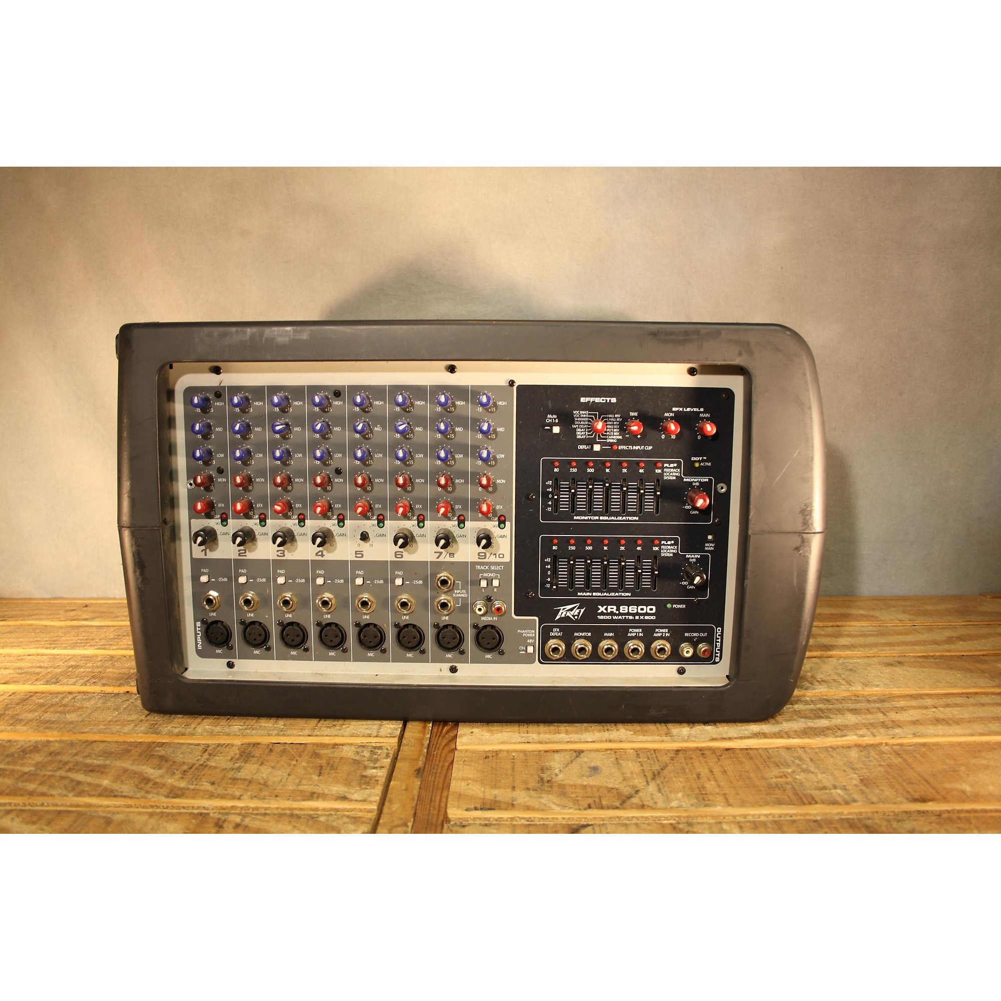 Used Peavey XR8600 Powered Mixer Guitar Center