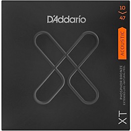 D'Addario XT Phosphor Bronze Acoustic Strings, Extra Light, 10-47