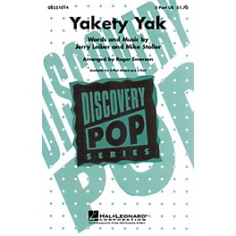 Hal Leonard Yakety Yak 2-Part arranged by Roger Emerson