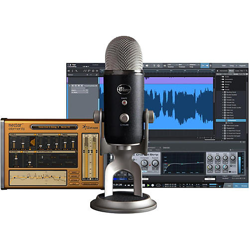Blue Yeti Pro Studio Usb Ios Microphone With 100 In Software Guitar Center