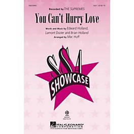 Hal Leonard You Can't Hurry Love ShowTrax CD by The Supremes Arranged by Mac Huff