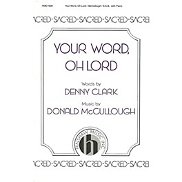 Hinshaw Music Your Word, Oh Lord SAB composed by Donald McCullough