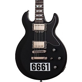 Open Box Schecter Guitar Research Zacky Vengeance 6661 Electric Guitar Level 1 Satin Black