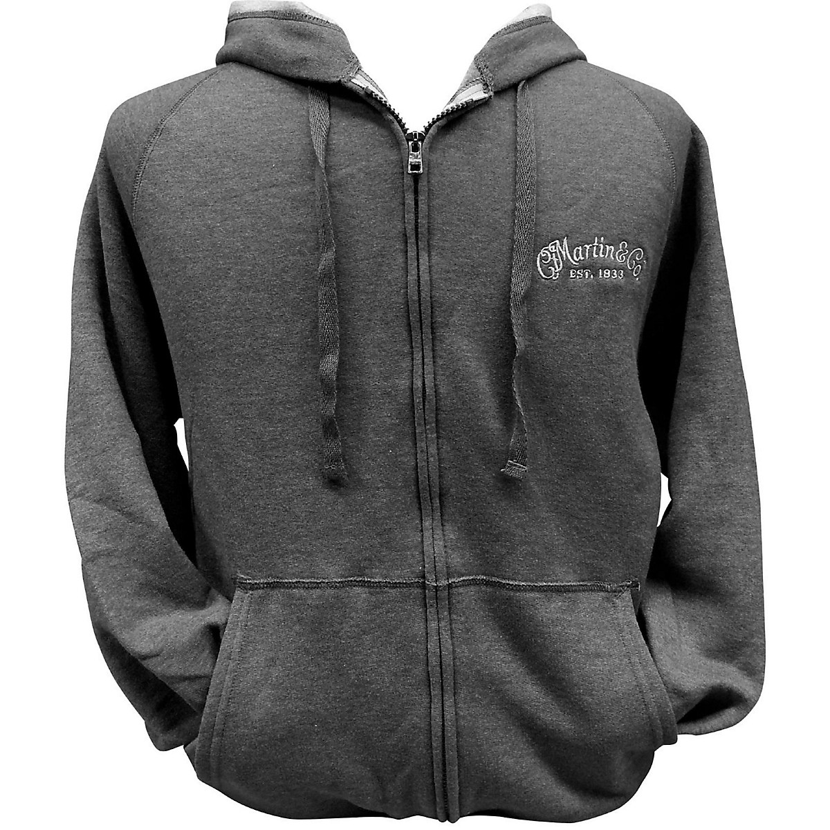 Martin Zipper  Hoodie  Small Charcoal Guitar Center