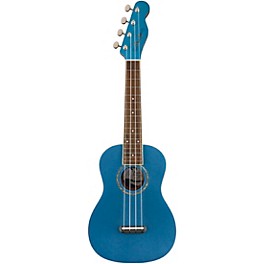 Blemished Fender Zuma Concert Ukulele Walnut Fingerboard Level 2 Lake Placid Blue 194744807176