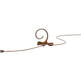 DPA Microphones d:fine FIO Slim Omnidirectional Headset Microphone, Single ear, 90mm boom, Microdot connector, Brown