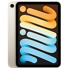 Apple iPad mini 6th Gen Wi-Fi + Cellular 256GB - Starlight (MK8H3LL/A)