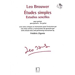 Max Eschig Études simples for Guitar Editions Durand Series Softcover with CD